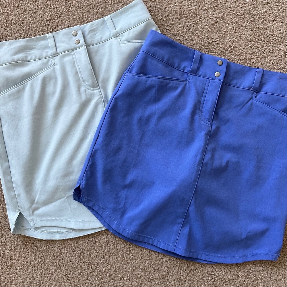 Adidas Golf Athletic Blue Mini Skort Lot size 0